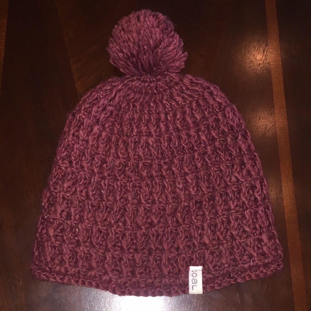 Maroon Coal Beanie